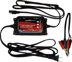 YUASA 1.2 Amp 12V Battery Charger And Maintainer