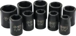 PERFORMANCE TOOL 1/2" SAE Impact Socket Set