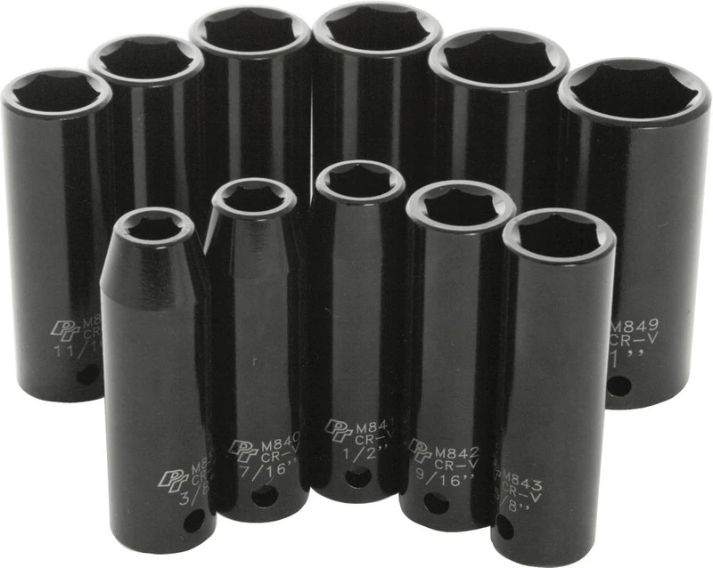 PERFORMANCE TOOL 1/2" SAE Impact Socket Set 2 PERFORMANCE TOOL 1/2" SAE Impact Socket Set - Image 2