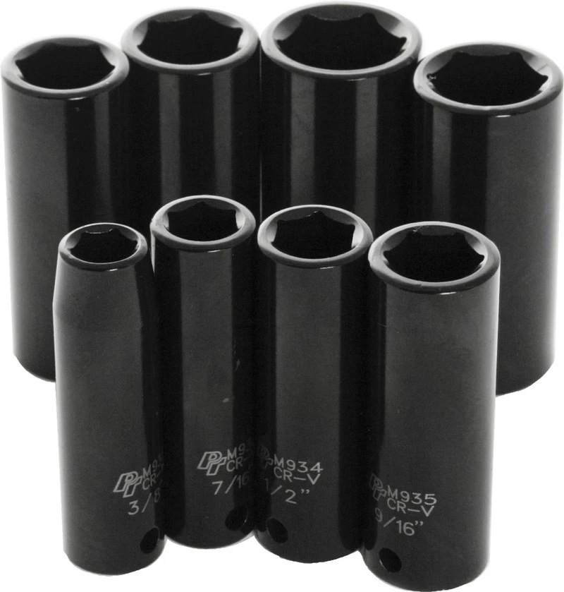 PERFORMANCE TOOL 3/8" SAE Impact Socket Set 2 PERFORMANCE TOOL 3/8" SAE Impact Socket Set - Image 2