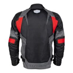 Tourmaster Men's Intake Air Jacket -Motorcycle Equipment Store TM Intake Air Jacket red grey back1609443802 12540 74228.1691444244