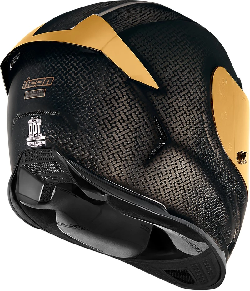 ICON Airframe Pro™ Carbon Helmet - Gold 2 ICON Airframe Pro™ Carbon Helmet - Gold - Image 2