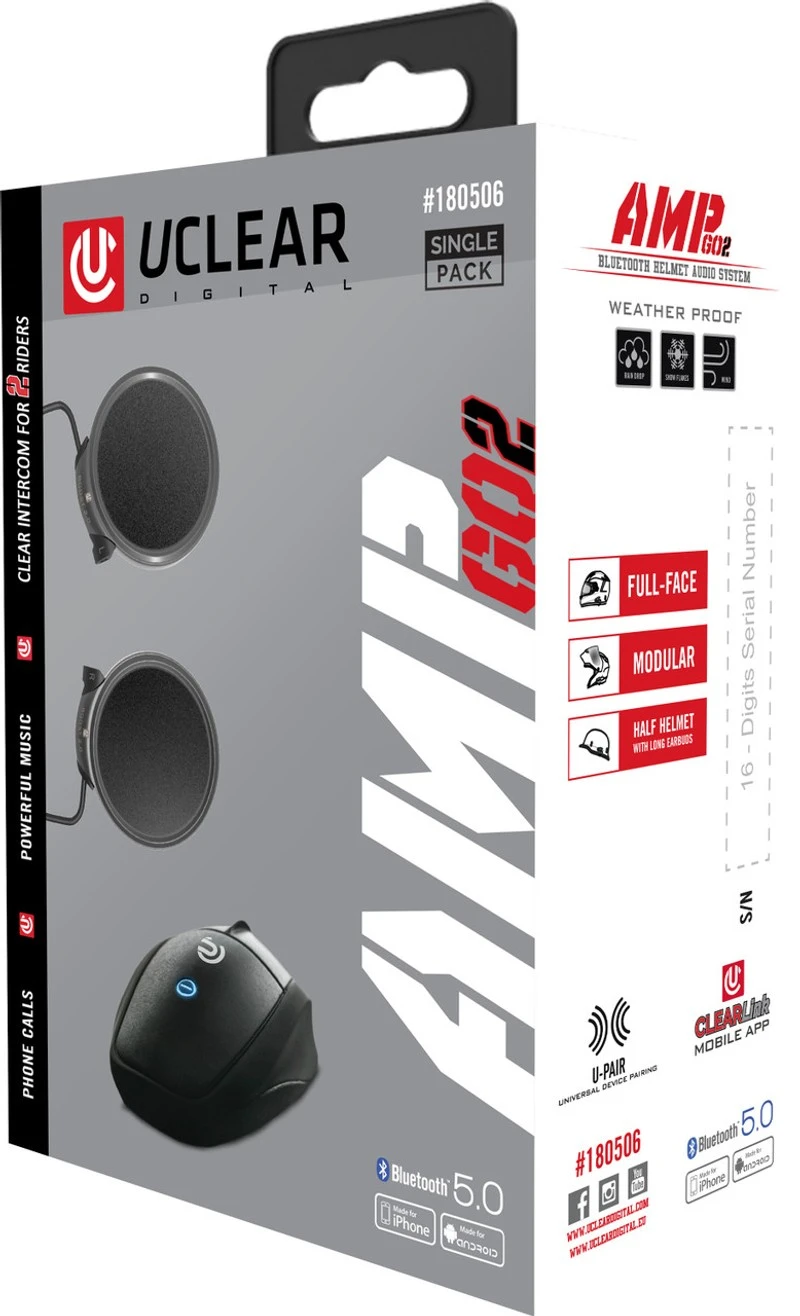 UCLEAR AMP GO2 Bluetooth5 Communicator 5 UCLEAR AMP GO2 Bluetooth5 Communicator - Image 5