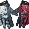 LETHAL THREAT Good N Evil Skulls Gloves
