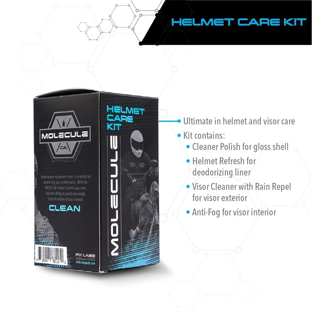 Molecule Helmet Care Kit (4 Bottles) 4 OZ 2 Molecule Helmet Care Kit (4 Bottles) 4 OZ - Image 2