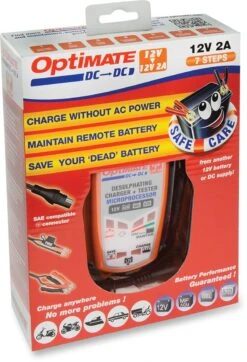 TECMATE Optimate™ 12v To 12v 2A Battery Charger -Motorcycle Equipment Store optimate 12v to 12v 2a battery charger 2 01490.1688165217
