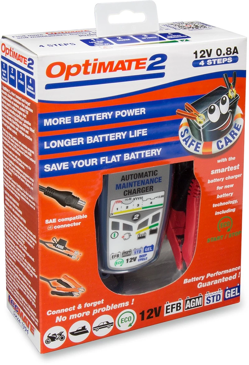 TECMATE Optimate 2 Battery Charger 2 TECMATE Optimate 2 Battery Charger - Image 2