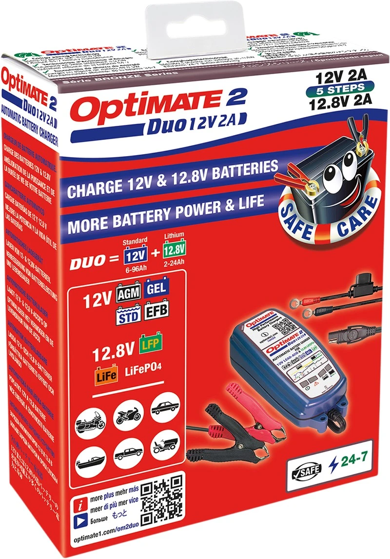 TECMATE Optimate™ 2 Duo Battery Charger/Maintainer 2 TECMATE Optimate™ 2 Duo Battery Charger/Maintainer - Image 2