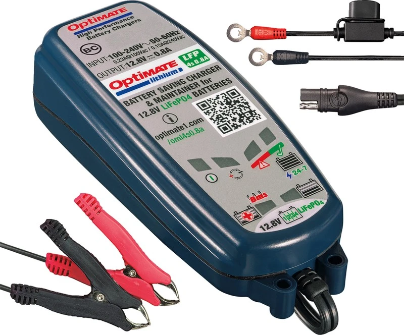 TECMATE Optimate™ Lithium LFP 4S 0.8A Battery Charger 1 TECMATE Optimate™ Lithium LFP 4S 0.8A Battery Charger
