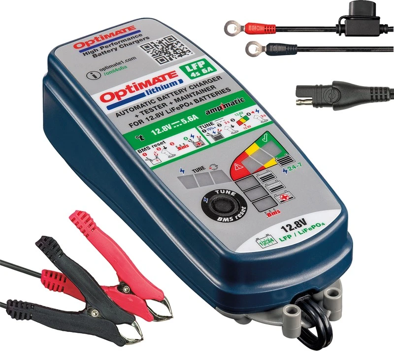 TECMATE Optimate™ Lithium LFP 4S 6A Battery Charger 1 TECMATE Optimate™ Lithium LFP 4S 6A Battery Charger