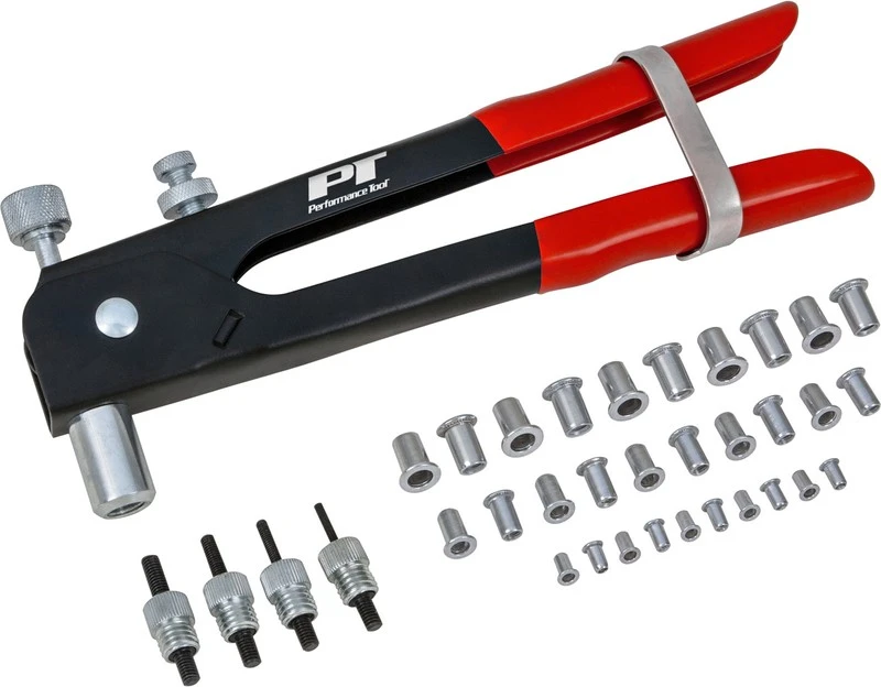 PERFORMANCE TOOL Threaded Insert Rivet SAE Tool Kit 1 PERFORMANCE TOOL Threaded Insert Rivet SAE Tool Kit
