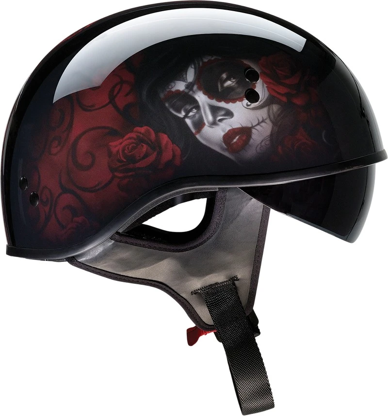 Z1R Vagrant Red Catrina Helmet 6 Z1R Vagrant Red Catrina Helmet - Image 6