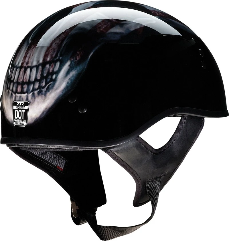 Z1R Vagrant USA Skull Helmet 5 Z1R Vagrant USA Skull Helmet - Image 5